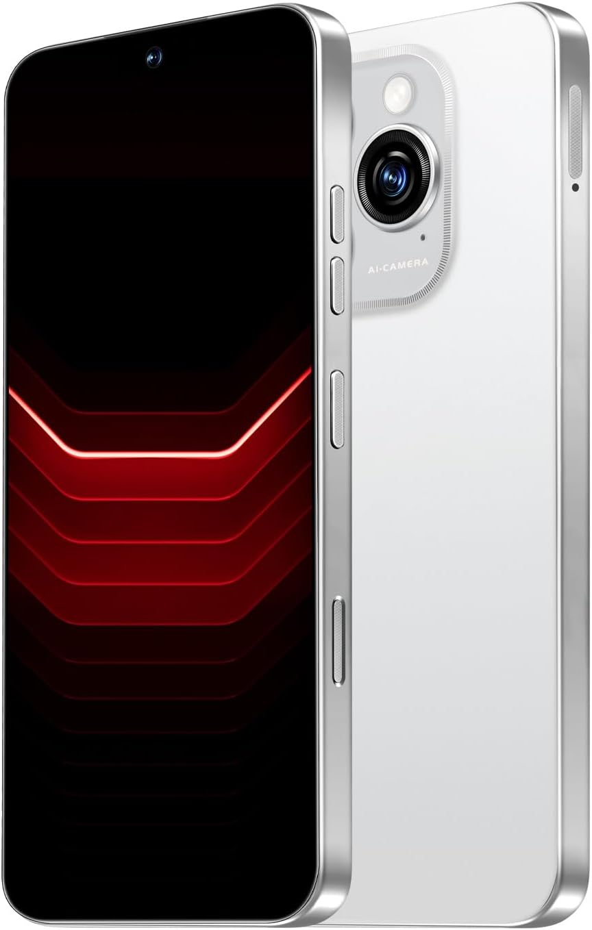 16PROMA X 5G Cell Phone,Smartphone Unlocked Cell Phone 16GB+512GB/6.99″ Display/68MP+108MP Camera/7000 mAh Battery Super Endurance, Dual SIM Card/Face Unlock/GPS (White)