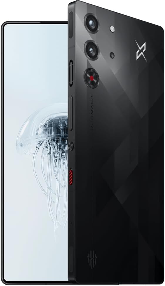 REDMAGIC 10 Pro Smartphone 5G, 144Hz Gaming Phone, 6.8″ FHD+ Screen, Under Display Camera, 7050mAh Android Phone, Snapdragon 8 Elite, 12+256GB, 80W Charger, Dual-Sim, US Unlocked Cell Phone Black