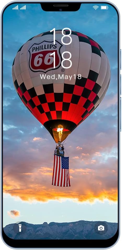 Smartphone Unlocked Cell Phone 6.7inch HD Cheap Phones 2GB/16GB Android 10 Straight Talk Phone 5000mAh 128GB Extension Dual Sim Boost Mobile Phones(Blue)