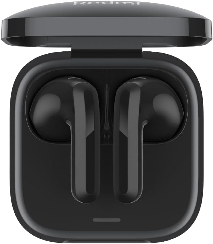 Xiaomi Redmi Buds 6 Active Wireles Earbuds (Global Version), Bluetooth 5.4 in-Ear Headphones, 30H Long Battery Life,Noise Cancellation for Calls, 5 Tuning Modes, IPX4 Waterproof – Black