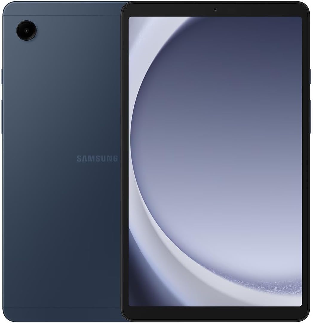SAMSUNG Galaxy Tab A9 4G LTE (64GB, 4GB, Cellular) 8.7″ Android Tablet, Octa-core (6nm), Dual Speakers (International Model Fully Unlocked for US & Global) X115 (w/ 15W Fast Charger, Navy)