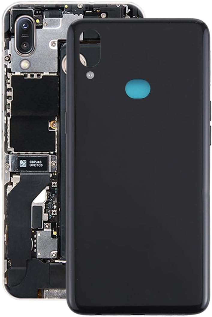 Replacement Battery Back Cover for Samsung Galaxy A10s,Housing Door Repair Part for Galaxy A10s (Black)