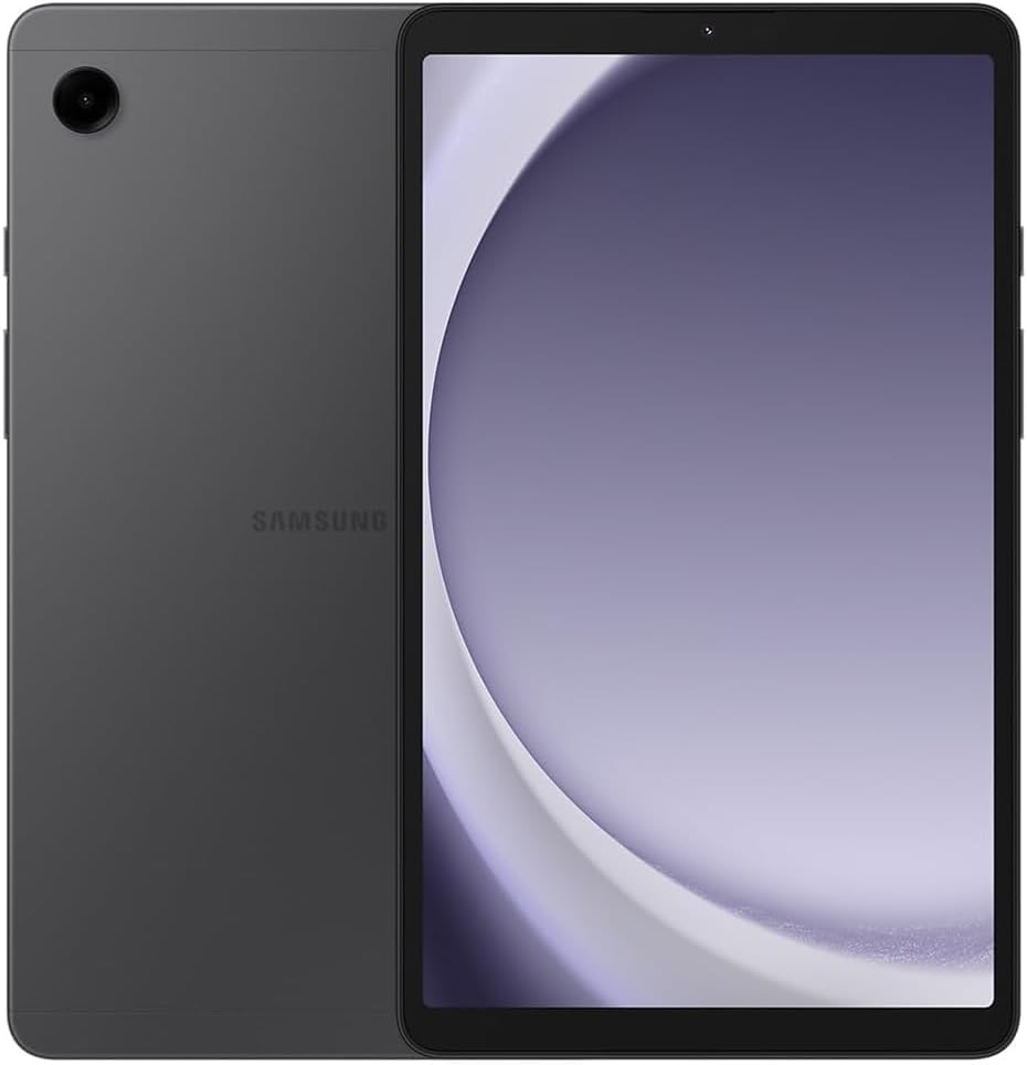 SAMSUNG Galaxy Tab A9 4G LTE (64GB, 4GB, Cellular) 8.7″ Android Tablet, Octa-core (6nm), Dual Speakers (International Model Fully Unlocked for US & Global) X115 (w/ 15W Fast Charger, Graphite)