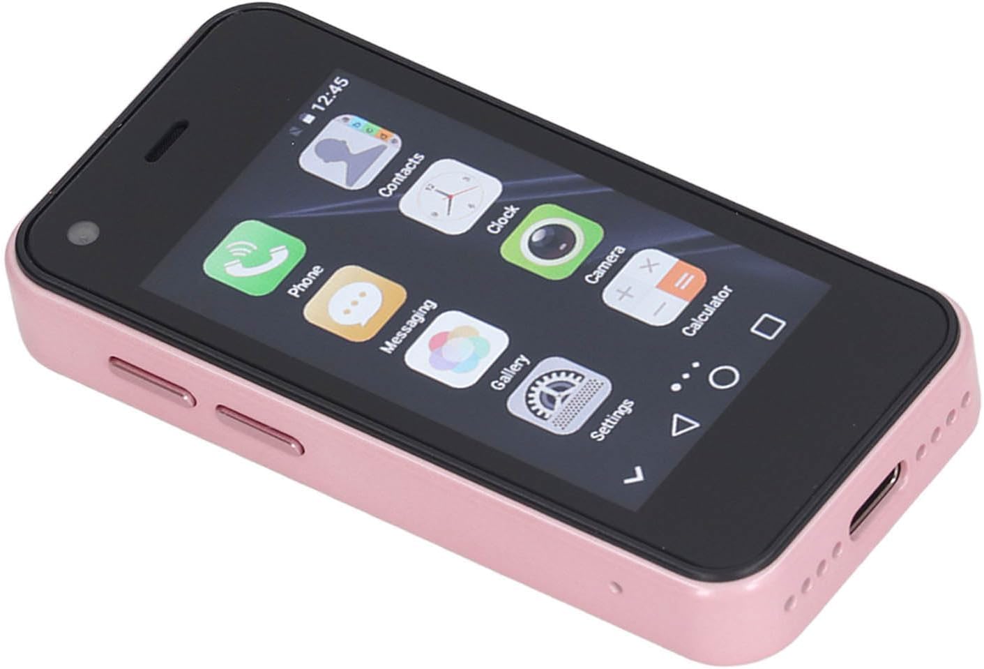 Sudroid Mini Smartphone, World’s Smallest Cell Phone, 2.5 Inch, Quad Core, 1GB 8GB, 5MP Dual SIM, HD Unlocked 3G Mobile Phone with Protective Shell ()