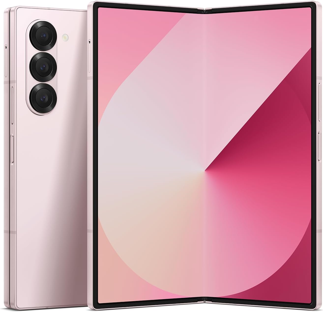 SAMSUNG Galaxy Z Fold 6 AI Cell Phone, 512GB Unlocked Android Smartphone, Circle to Search, Handsfree Live Interpreter, AI Photo Edits, Large Screen, 2024,US 1 Yr Manufacturer Warranty, Pink