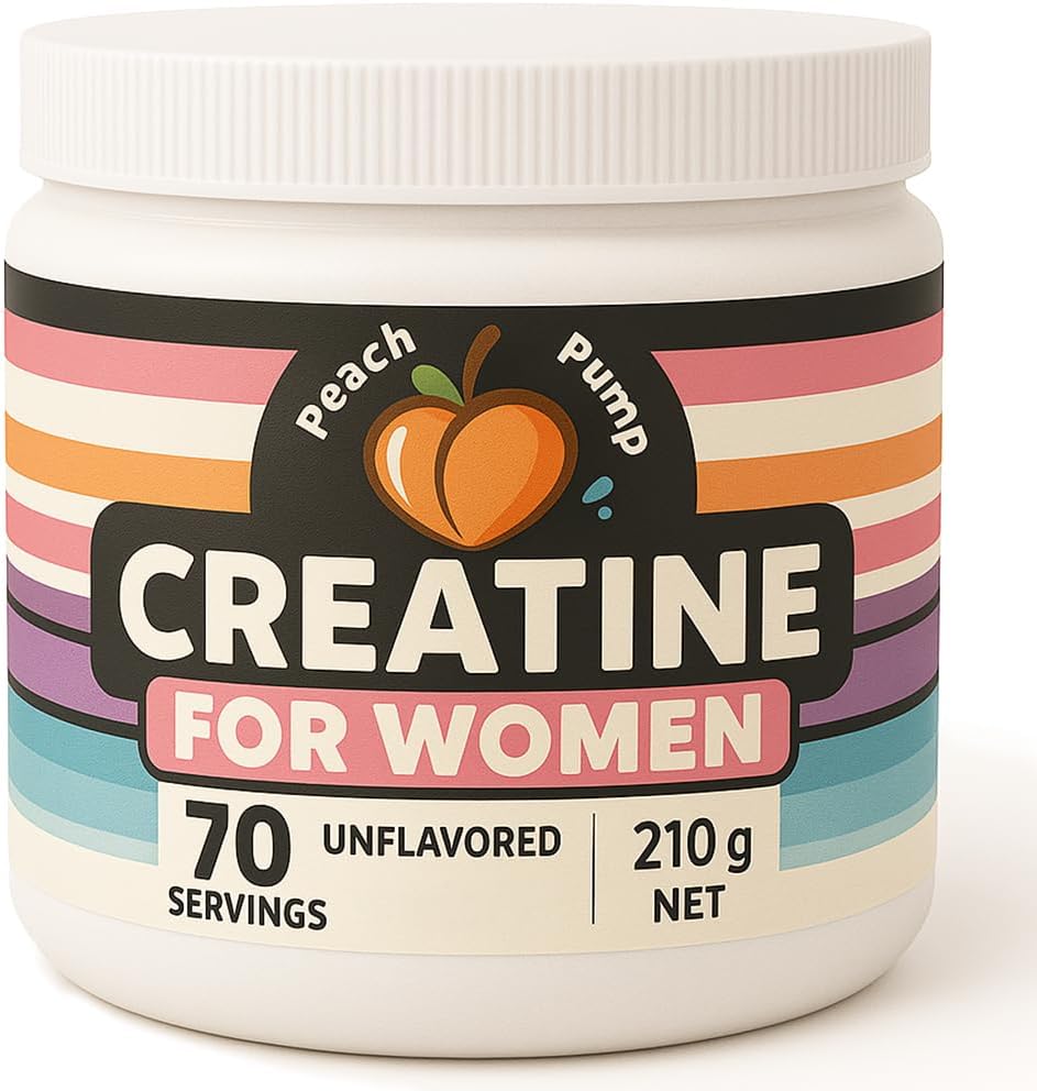 Creatine Monohydrate Powder, Glute Builder Creatine for Women, 3g Vegan Micronized Creatine per Serving, for Energy, Muscle Support, 70 Servings, Unflavored