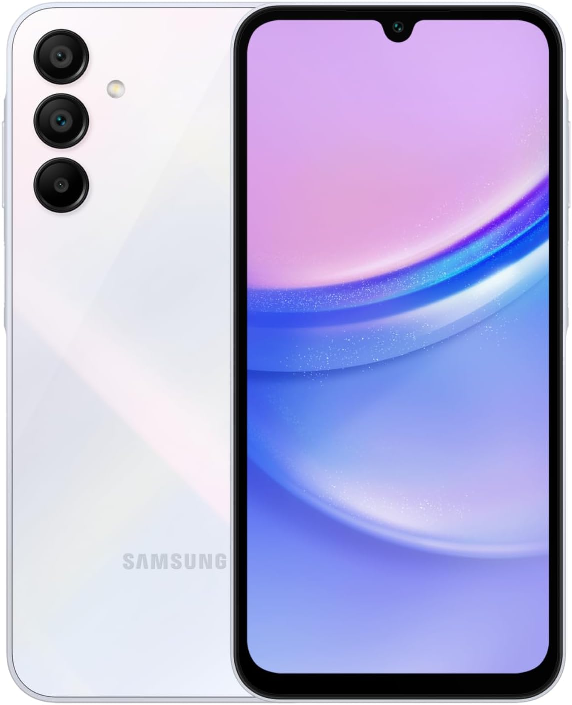 Samsung Galaxy A15 (SM-A155F/DSN), 128GB 4GB RAM, Dual SIM, Factory Unlocked GSM, International Version (Wall Charger Bundle) (Light Blue)