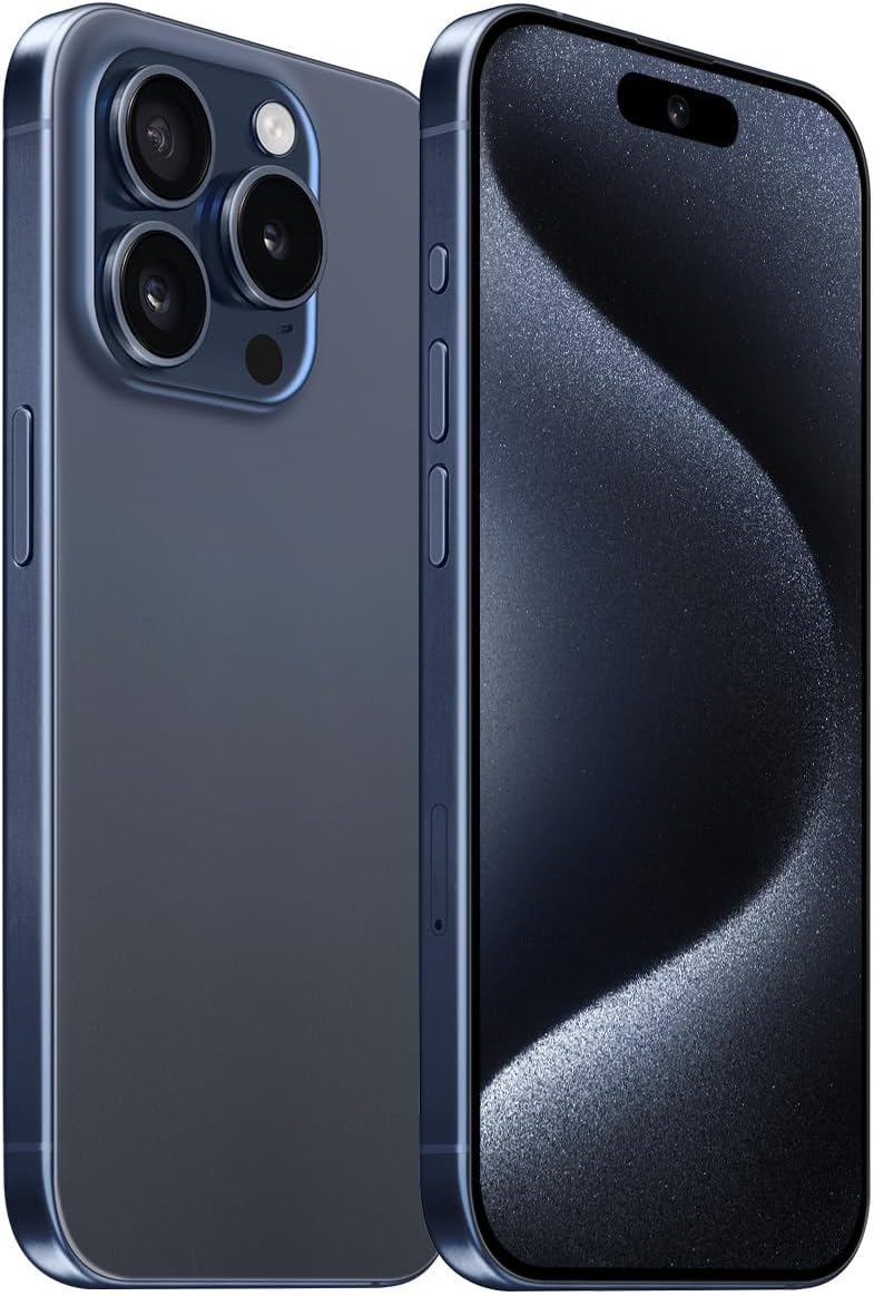 A15promax Unlocked 5G Phone 2024 Android 13 Cell Phones with 6.8″ FHD Screen Smartphones Dual SIM|Face ID|48MP+108MP|Snapdragon 8cen2|8GB+256GB|6800 mAh(Blue)