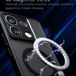 Compatible with Xiaomi Poco M6 Pro 4G Case Cover,Compatible with MagSafe,Compatible with Xiaomi Redmi Note 14s / Note 13 Pro 4G Built-in Magnetic Anti-Shock Cell Phone Case Black
