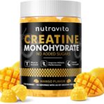 Creatine Monohydrate Gummies for Men & Women-5g of Creatine Monohydrate per Serving – Sugar Free,Vegan, Mango Flavor, 120 Count