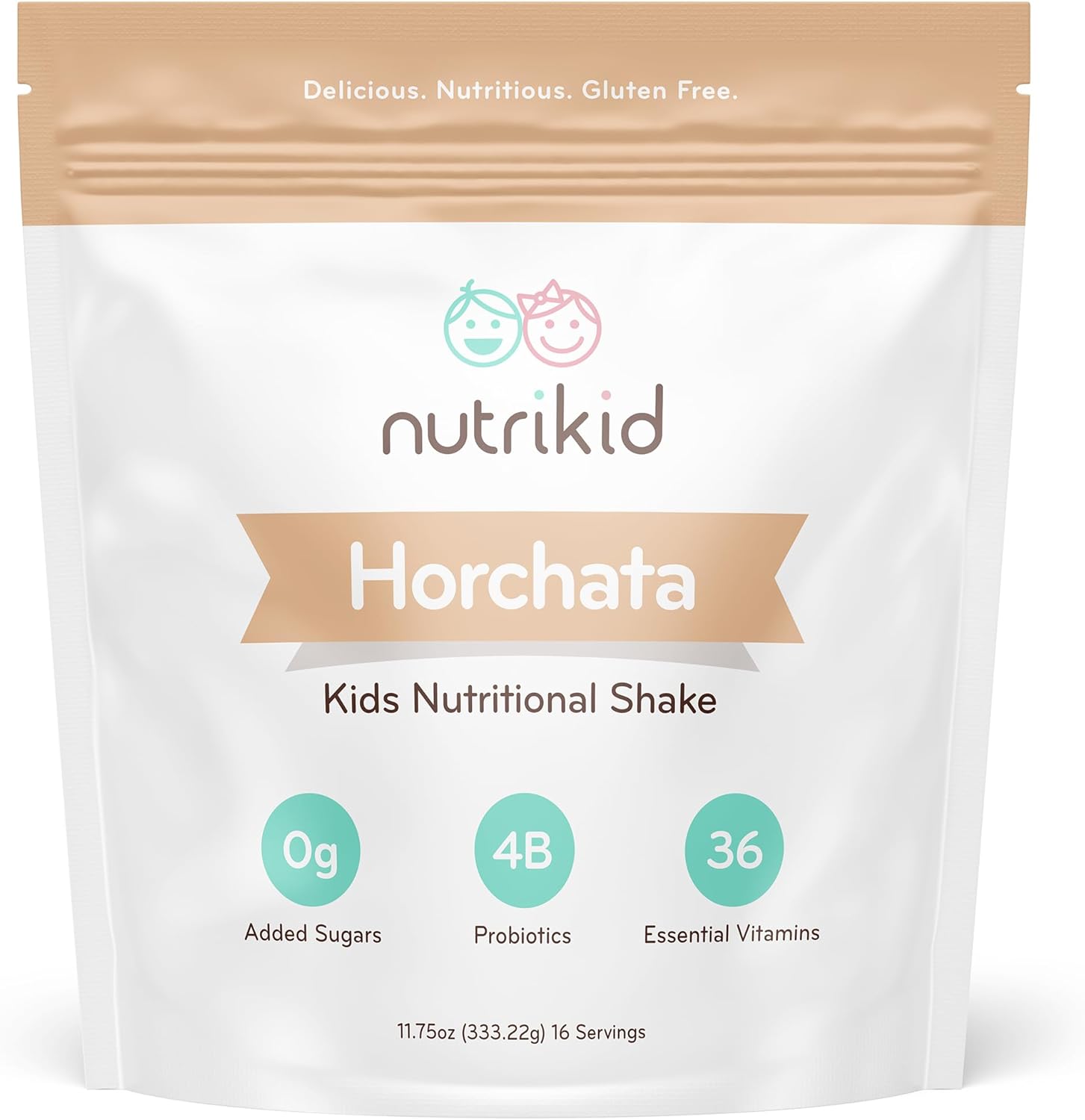 Kids Healthy Protein Powder Shake- 36 Essential Vitamins, 10g Whey Protein, Weight Gain Drink Mix for Kids, Digestive Enzyme Probiotics, Snack for Kids Growth12.25 oz