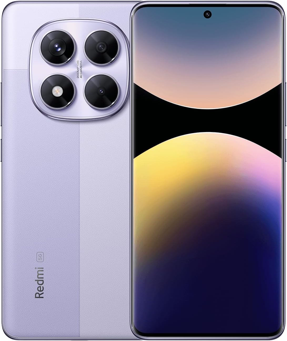 Xiaomi Redmi Note 14 Pro 5G + 4G LTE (for Tmobile Mint Tello & Global) (512GB + 12GB) NFC 6.67″ 120Hz 200MP Pro AI Camera Model 24090RA29G Unlocked Dual Sim (Lavender Purple)