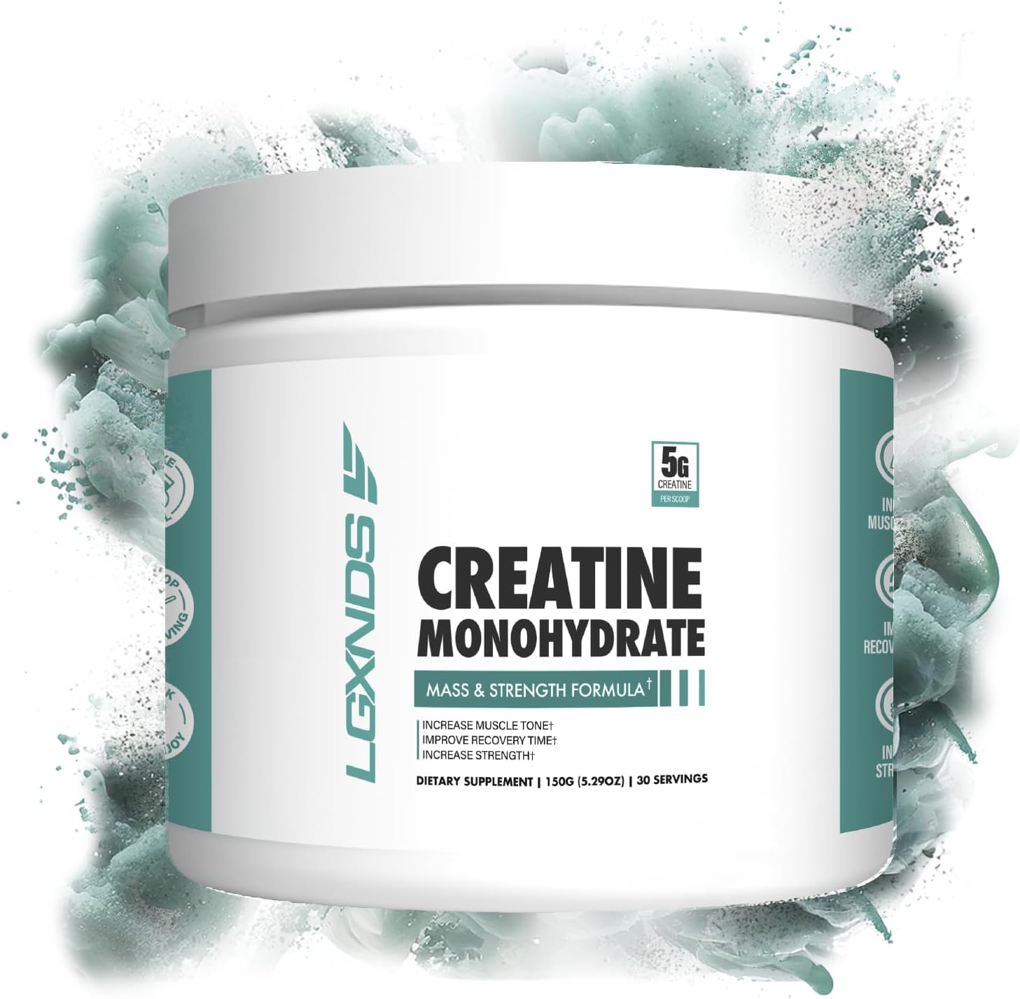 Creatine Monohydrate Micronized Powder – Mass & Strength Formula (30 Servings)
