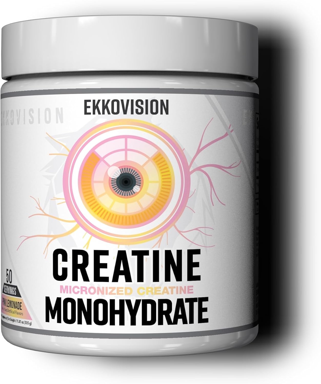 Creatine Monohydrate Powder, Micronized, Pink Lemonade, Pre Workout & Post Workout Supplement for Men and Women, Energy Support, Easy to Mix in Shakes, Smoothies & Beverages, 50 Servings