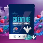 Creatine Gummies – 5000mg Creatine Monohydrate Per Serving | Mixed Berry Flavors | Sugar Free Vegan Creatine Monohydrate Supplement for Men & Women | Non-GMO Gluten Free Pre Workout Supplements