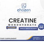 ChoZen Supplements Creatine Monohydrate Powder – 5g (5000mg) | Single Serve Packets | 35 Stick Packs | Keto Friendly | Vegan