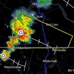 Severe thunderstorm warning issued Thursday evening for southern York County