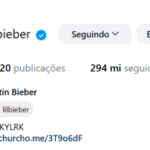 Justin Bieber muda nome no Instagram e gera curiosidade nos fãs: “Quem é?”